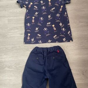 Ralph Lauren Navy Kids Matching Set